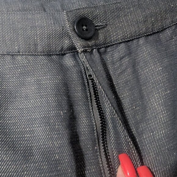 Good Man Brand | Tulum Linen/Cotton Shorts in Indigo Heather - Picture 8 of 14